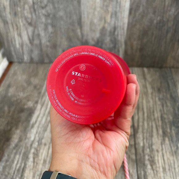 Bundle of 2 Starbucks Christmas Holiday Mug Reusable Cold Cup Trees Red - Picture 6 of 8